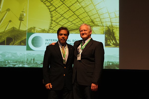 Victor Ilizaliturri (Mexico) Handing over the Presidency of ISHA to John O’Donnell in Munich, 2013